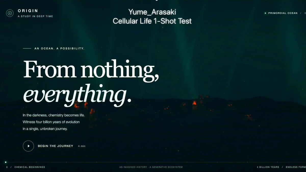 نظام بيئي متطور باستخدام WebGL