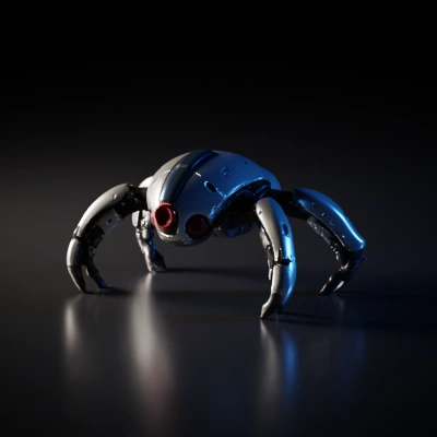 futuristic robotic creature.