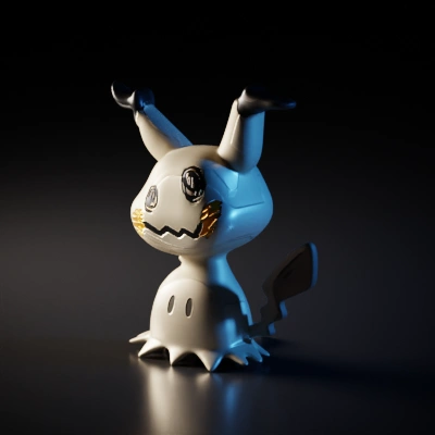 Ghost-like character, Pokemon, creepy costume.