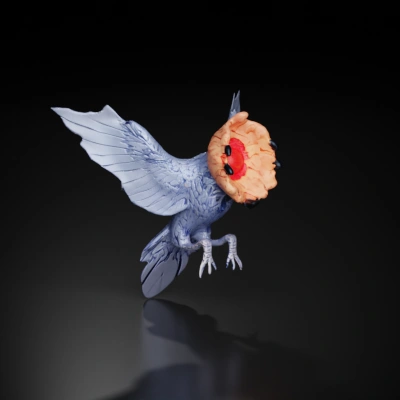 Bird-like creature with a flower-like head.