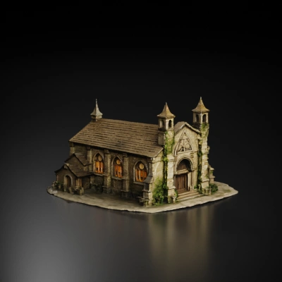 An ancient abbey to Aenar, God of Justice.