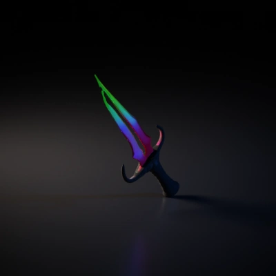 this has 2 blade make it just 1 blade and make it lock like vines grow in the handel