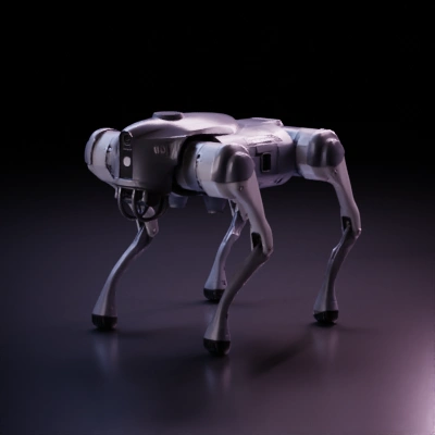 Robotic dog.