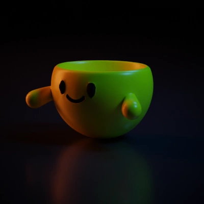Smiling yellow Bowl.