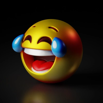 laughing emoji.