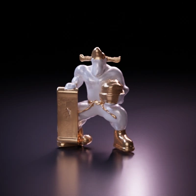 Muscule god of fortune.