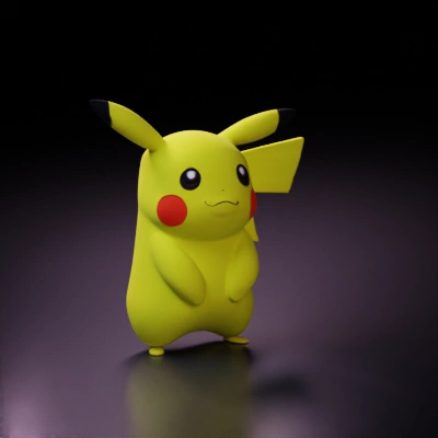 Electrically-charged mouse-like creature, Pokémon.