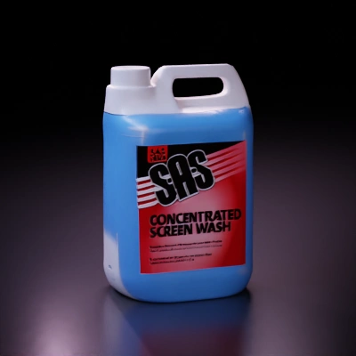 Concentrated screen wash bottle, household cleaning product.