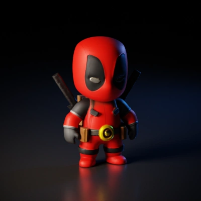 cute superhero figure.