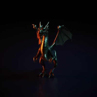 Dragon, mythical creature, detailed design.
