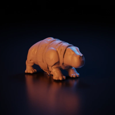 Mechanical rhinoceros with armor plating, futuristic.
