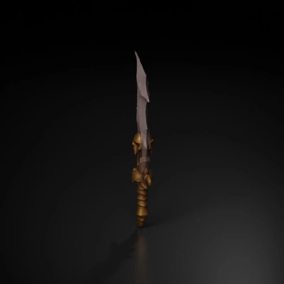 Ornate fantasy sword.