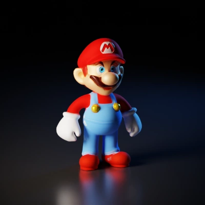 Mario-like character.