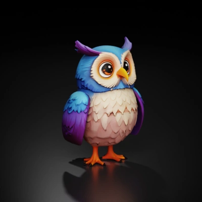 Cute cartoon owl.