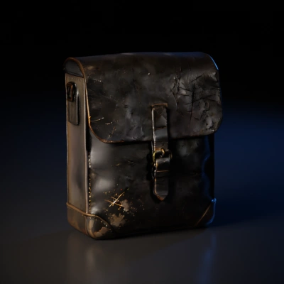 A high-quality 3D model, sharp edges, complex geometry, game-ready.
