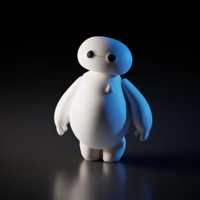 Inflatable healthcare robot with a friendly demeanor.
