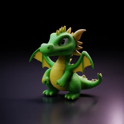 a baby dragon.