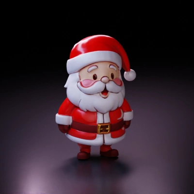 Santa Claus cartoon character.