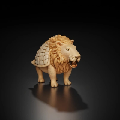 Armadillo lion.