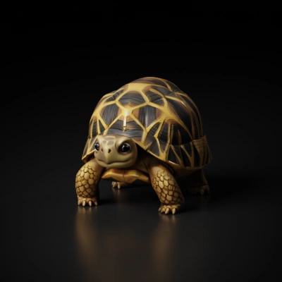 A cartoon tortoise.