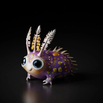 Cute alien creature.