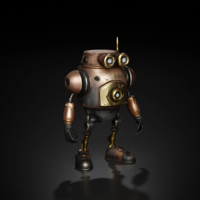 steampunk robot.