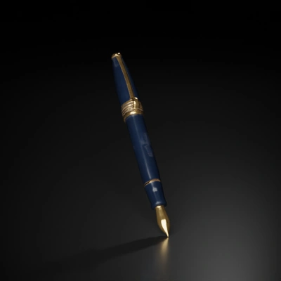 Fountain pen, classic design, luxury writing instrument.