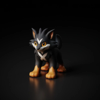 A cartoon wolf-like creature.