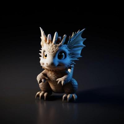 cute baby dragon.