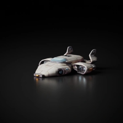 Whale-like spaceship, futuristic design, star trek, star wars.