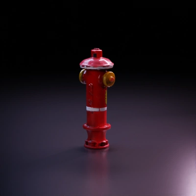 Street fire hydrant, standard design.