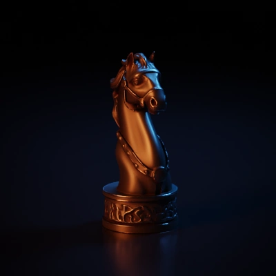 decorative horse bust sculpture.