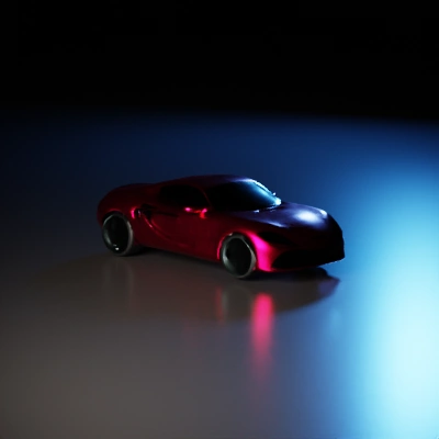 High-performance sports car, sleek design, modern.