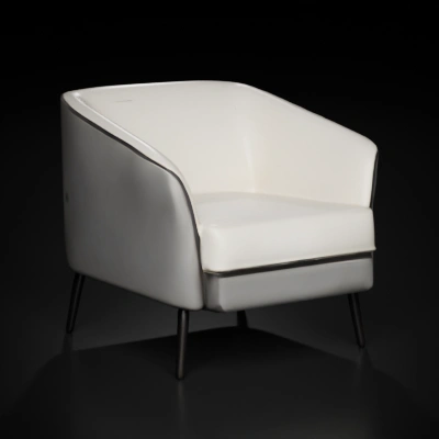 old armchair with dark blue elegant design