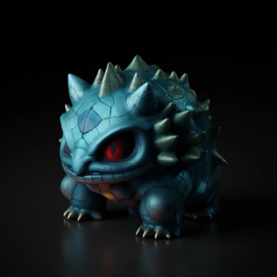 Spiked dinosaur-like creature with sturdy armor.