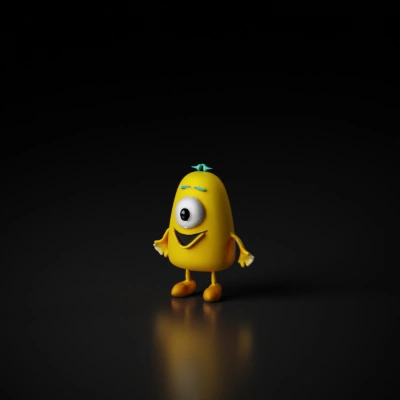 Cyclopean humanoid character