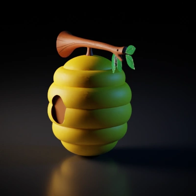 Beehive hanging.
