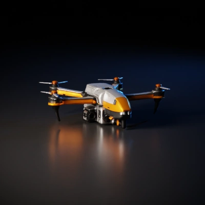 Futuristic drone.
