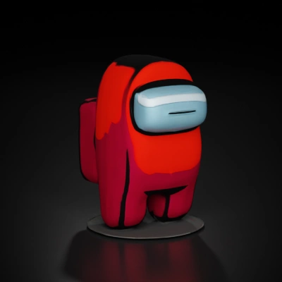 t-pose Cartoon astronaut imposter, simple design, among us.
