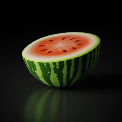 sliced watermelon.