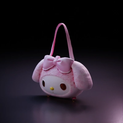 My Melody plush handbag.