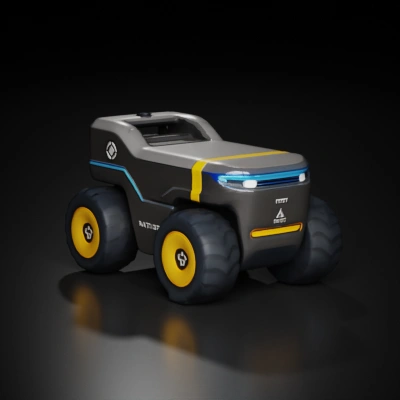 futuristic robotic vehicle.
