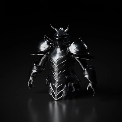 Medieval knight armor, highly detailed, protective gear.