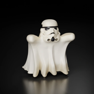 Stormtrooper ghost figurine.