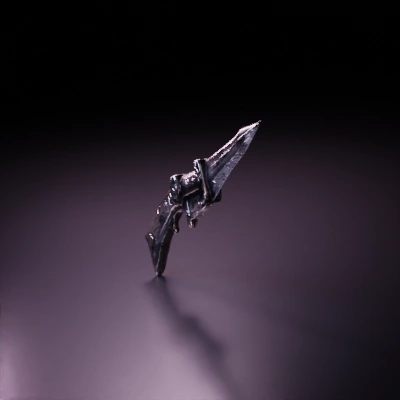 Ornate dagger with intricate patterns, antique style.