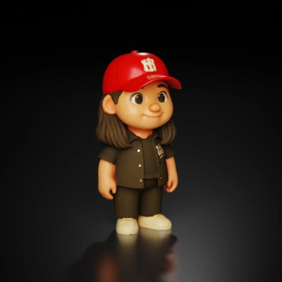 Cute cartoon character.