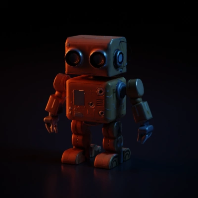 Robot with functional limbs for mechanical tasks.