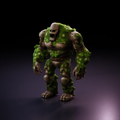 stone and vine creature.