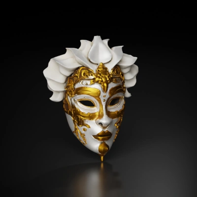 ornate masquerade mask.