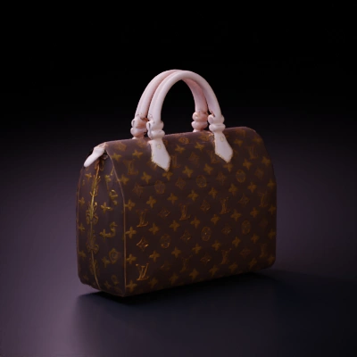 Luxury designer handbag, fashion accessory.
